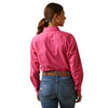 Ariat Womens Half Button L/S Workshirt Pink