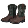Roper TODDLER Jed Western Boots Brown/Green