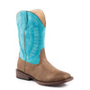 Roper LITTLE KIDS Billy Tan/Turquoise Boots