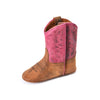 Pure Western INFANT Molly Boot -Oiled Distressed Brown/Pink
