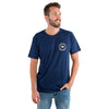 Ringers Western Signature Bull Men's Loose T-Shirt - Navy with White Print