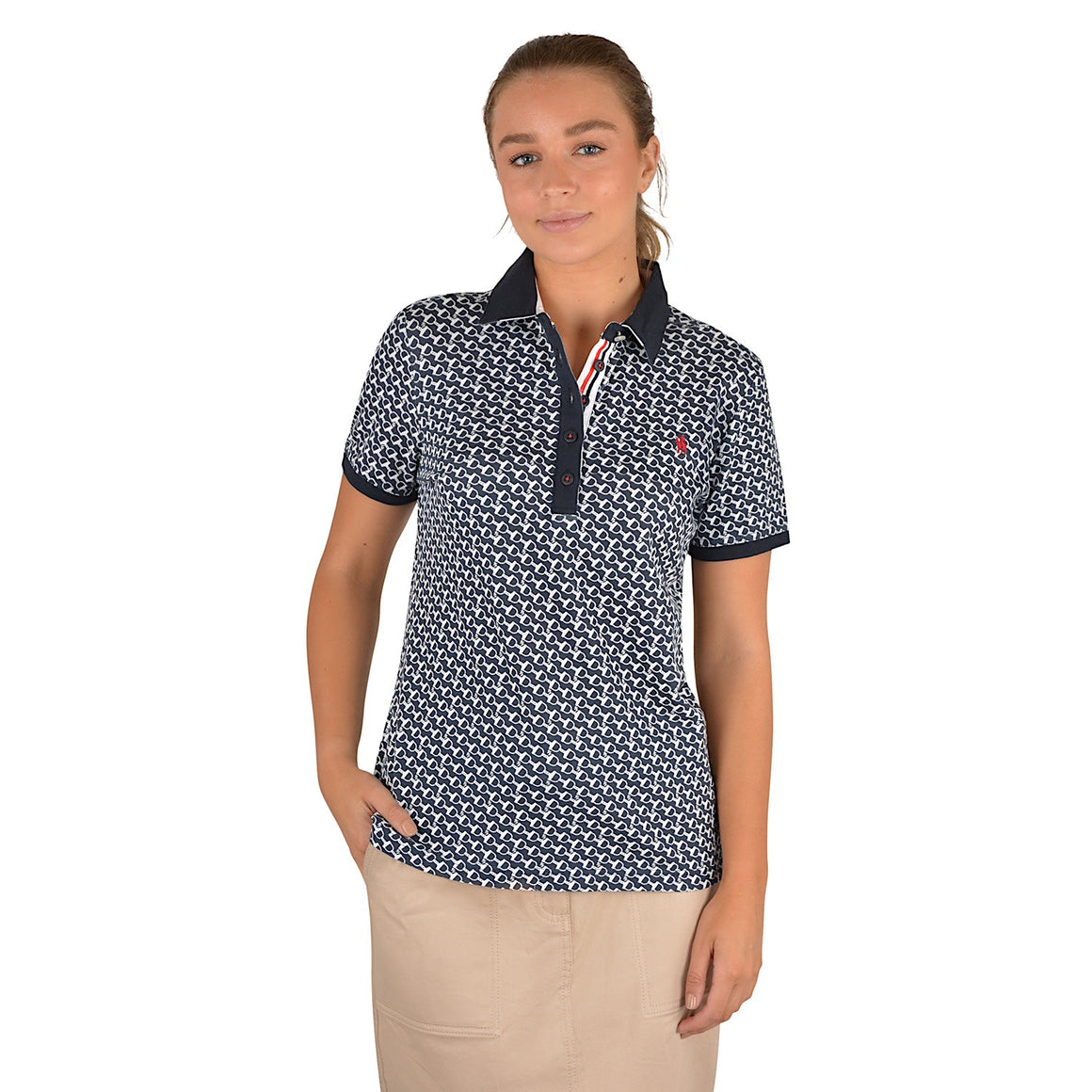 Thomas Cook Womens Rory S/S Polo Carbon