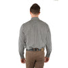 Thomas Cook Mens Cordillio Wool Blend Check 2-Pocket Long Sleeve Shirt Black/White
