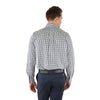 Thomas Cook Mens Vic Check 1-Pocket Long Sleeve Shirt Navy/Grey Marle