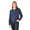Thomas Cook Womens Cable Knit Cardigan Navy