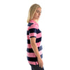 Thomas Cook Womens Rachel Stripe S/S Polo Soft Pink/Dark Navy