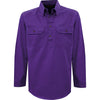 Thomas Cook Light Drill 1/2 Plkt L/S 2 Pocket Shirt Purple
