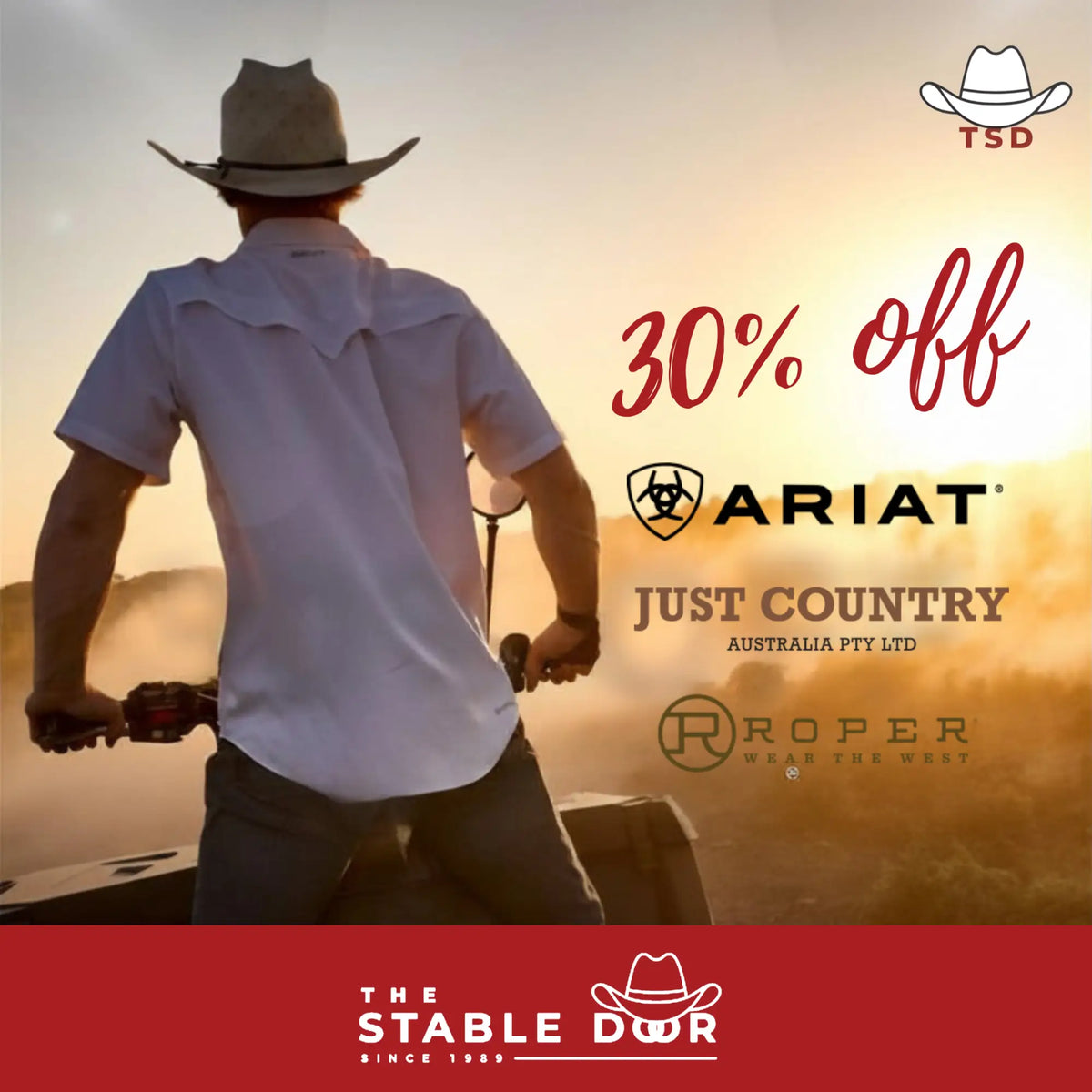 30% Off Just Country