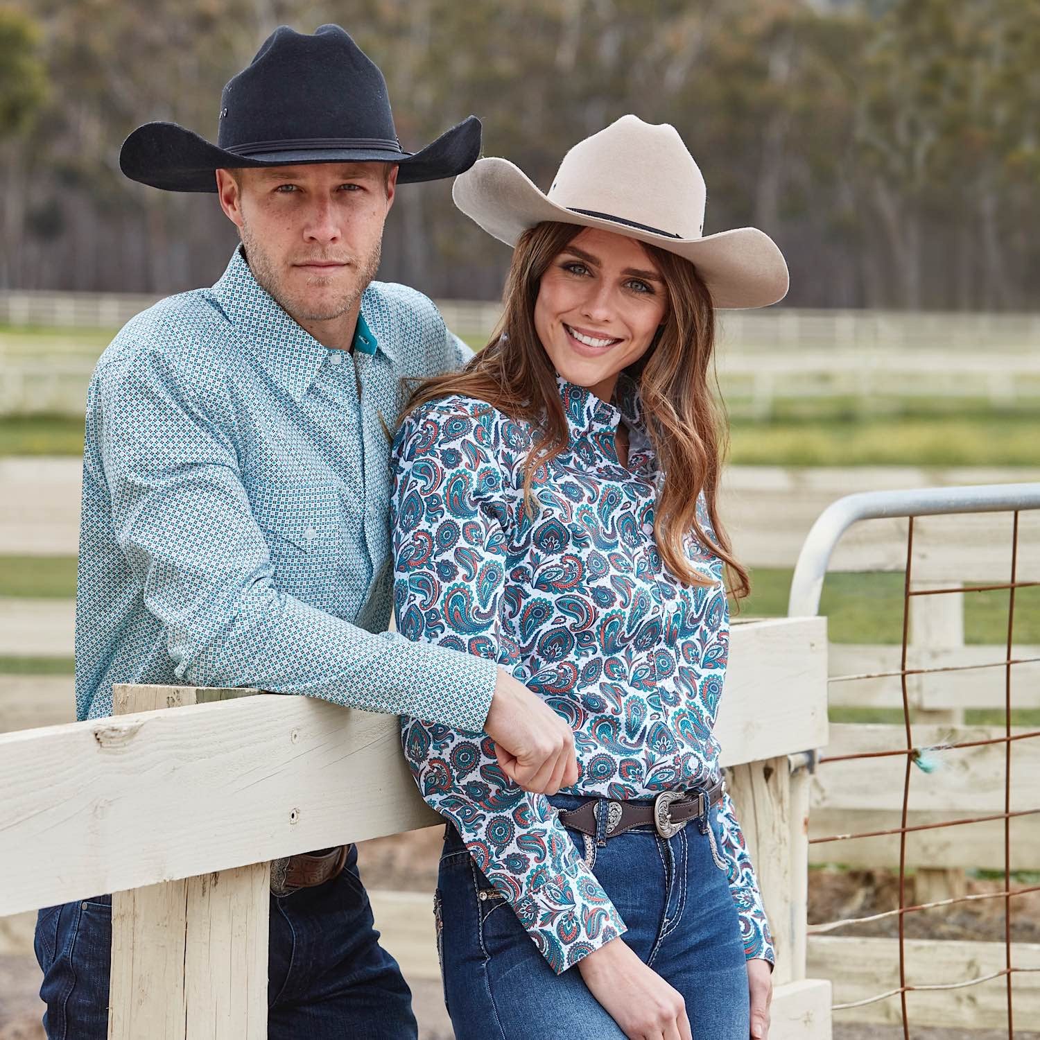 Matching cowboy shirts hot sale for couples