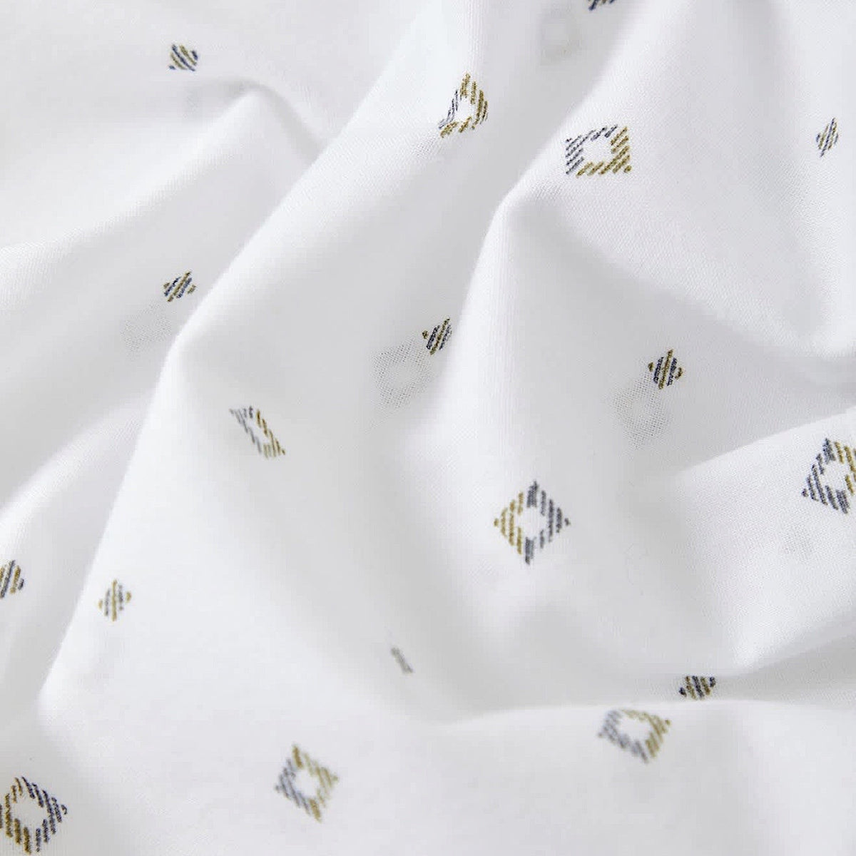 Brixton Men's Charter Print Short Sleeve Woven Shirt - White/Geo