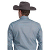 Roper Men's Amarillo Collection Shirt - Print Blue