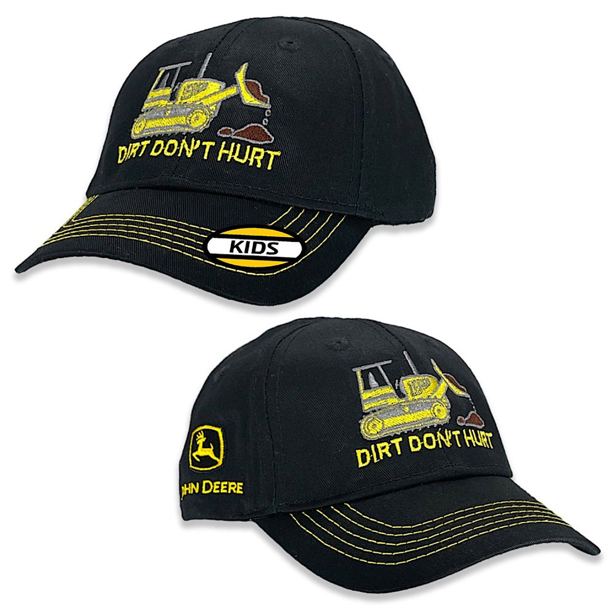 John Deere KIDS Dirt Don't Hurt Cap - Black
