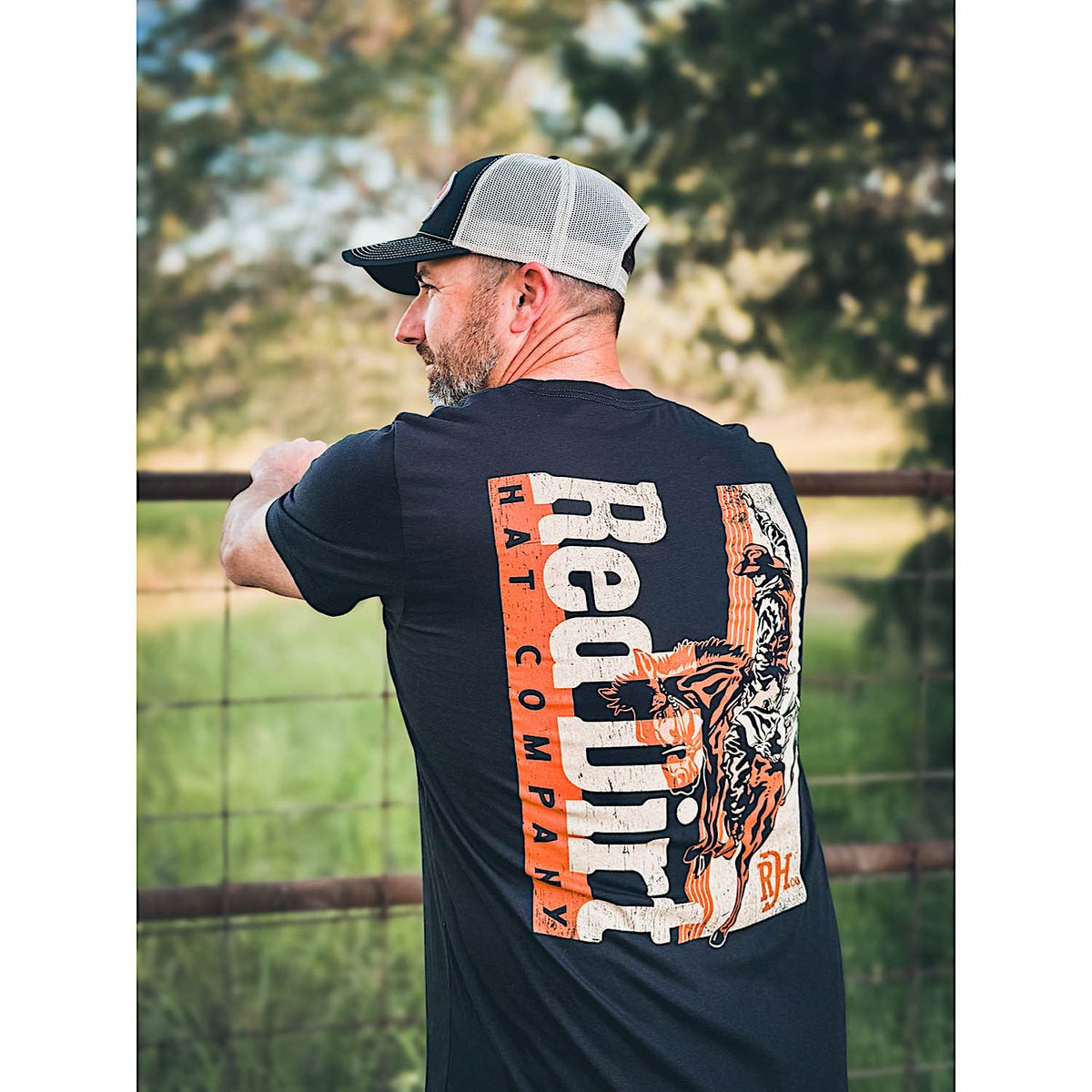 Red Dirt Hat Co Smoked T-Shirt - Black