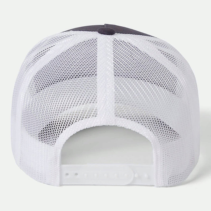 Brixton Genuine Quality Netplus Trucker Cap Mood Indigo/White
