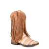 Roper LITTLE KIDS Double Fringe Boot Tan