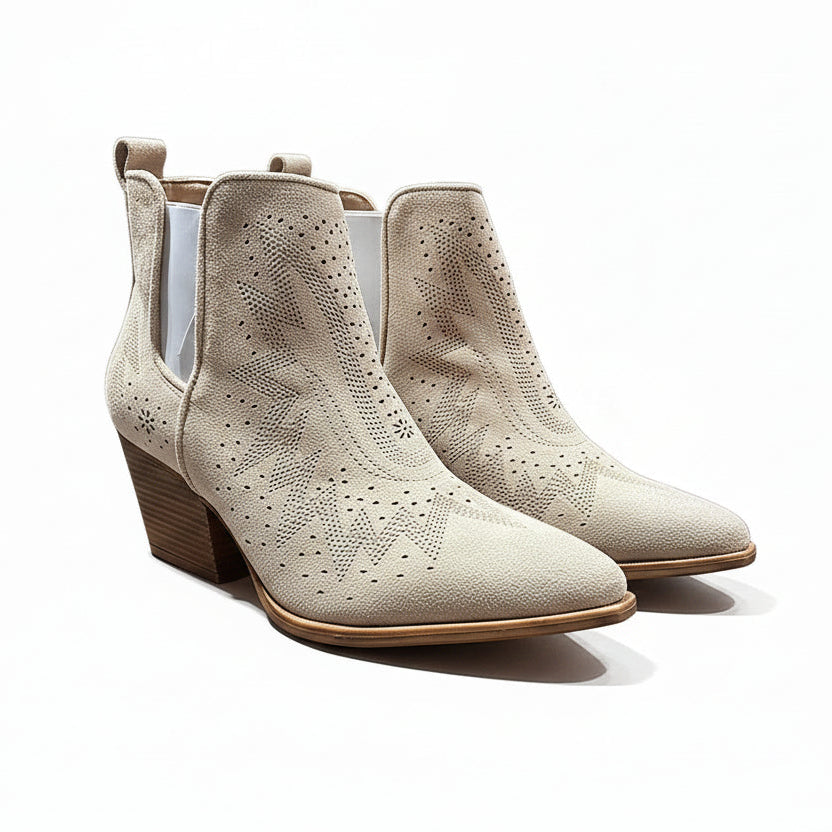 Roper Women’s Caddilac Ranch Ankle Boot - Nude