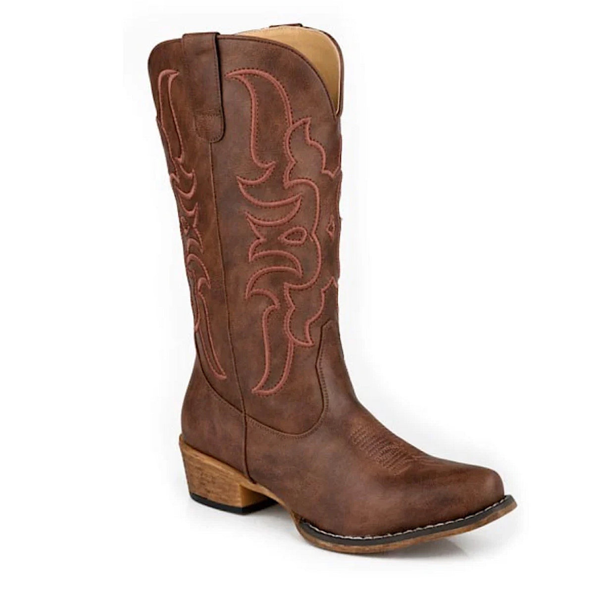 Roper Women's Riley Flextra Cord Western Boot - Brown