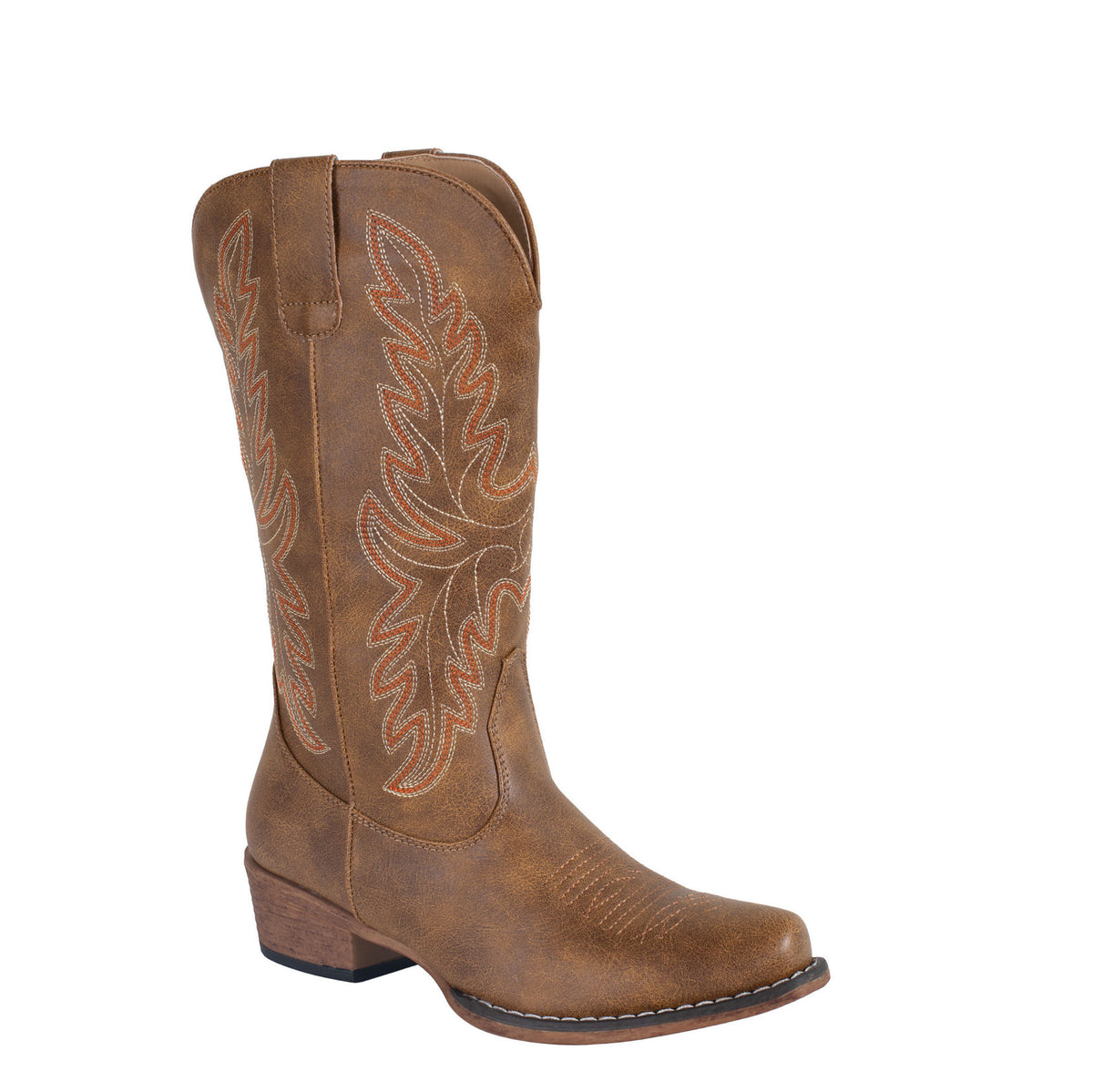 Roper Women's Sundown Western Boot - Tan Vintage