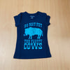 Roper Girls Five Star Collection S/S Tee Solid Blue