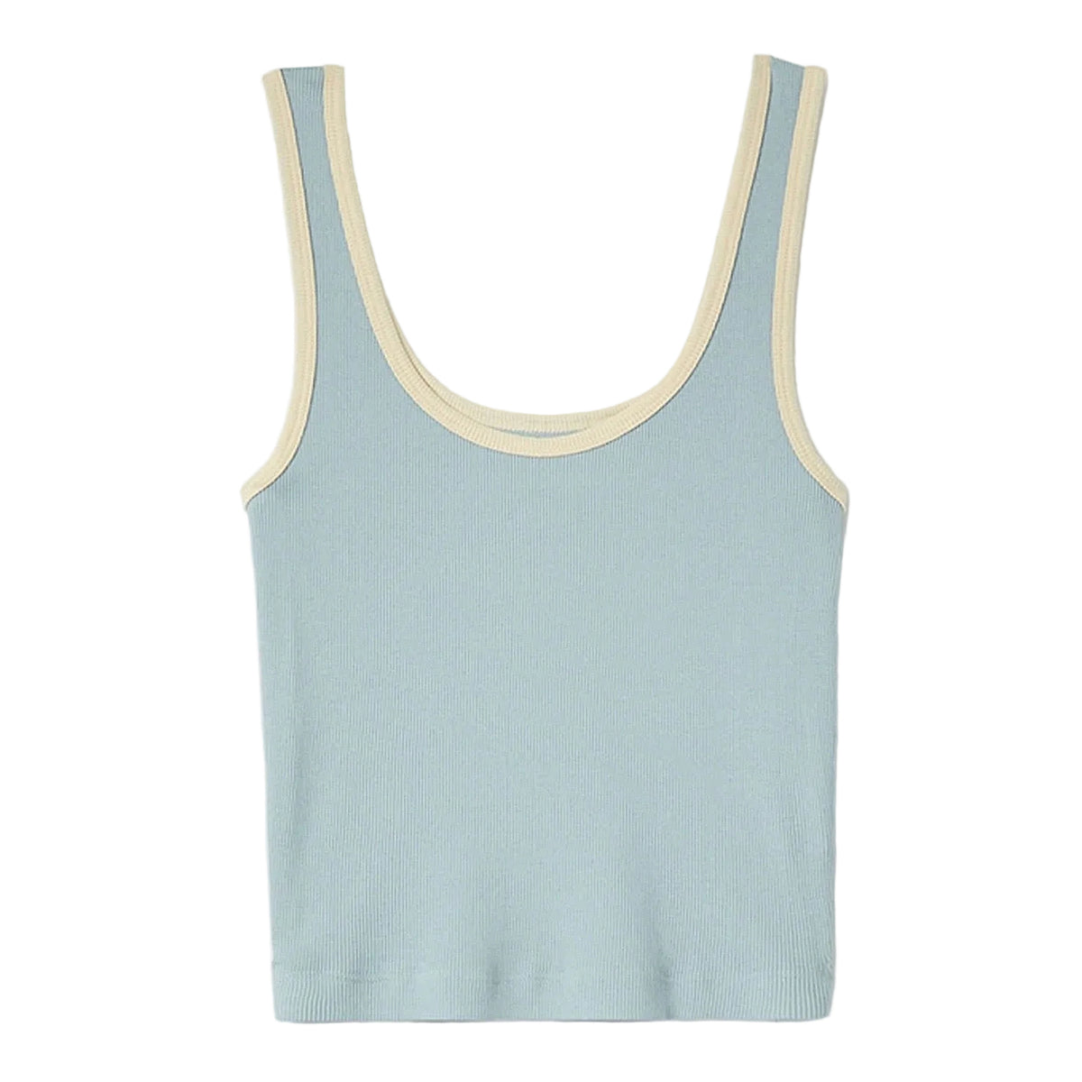 Brixton Women's Ringer Organic A-Tank - Sea Grass/Waxed Paper