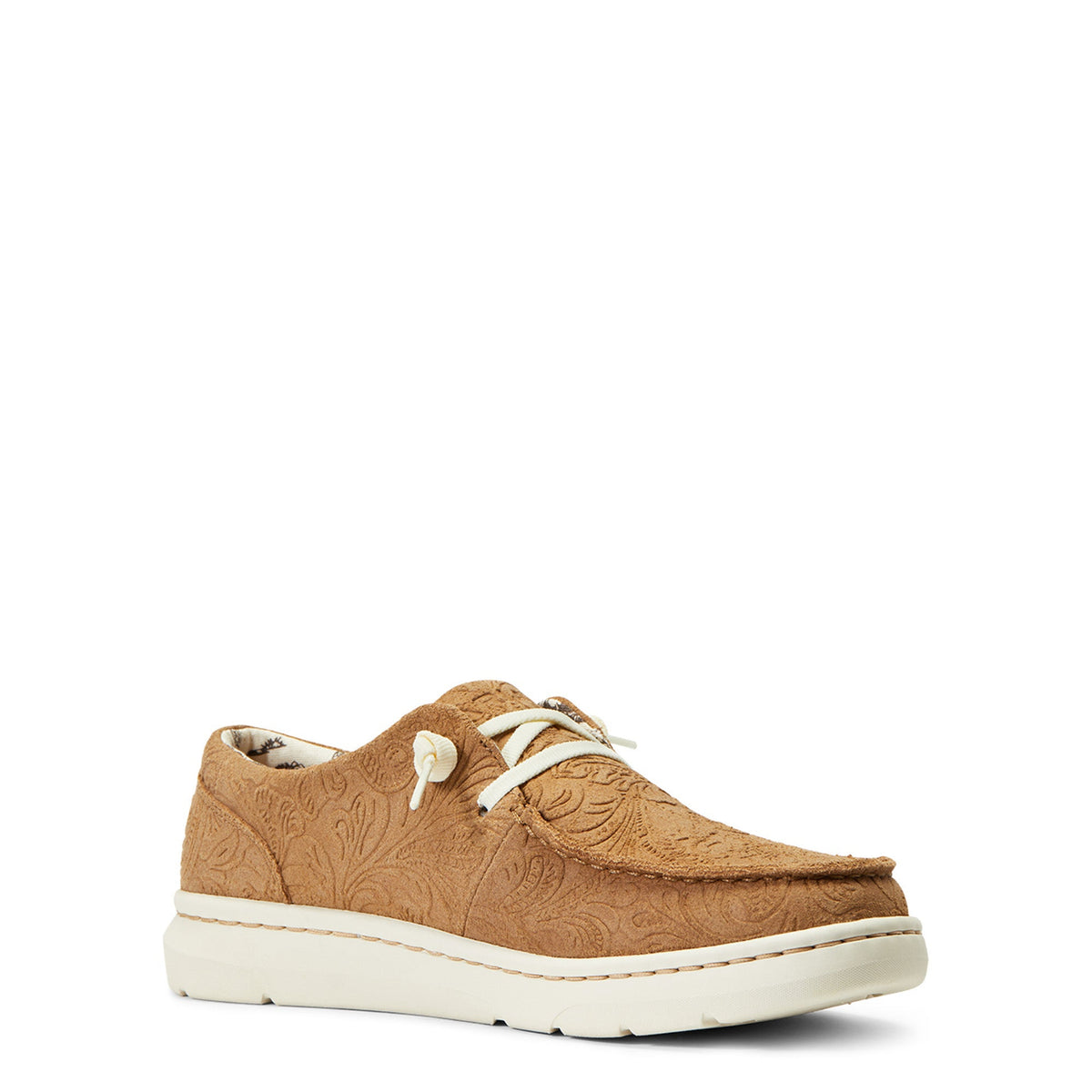 Ariat Women's Hilo Shoe - Tan Floral Emboss