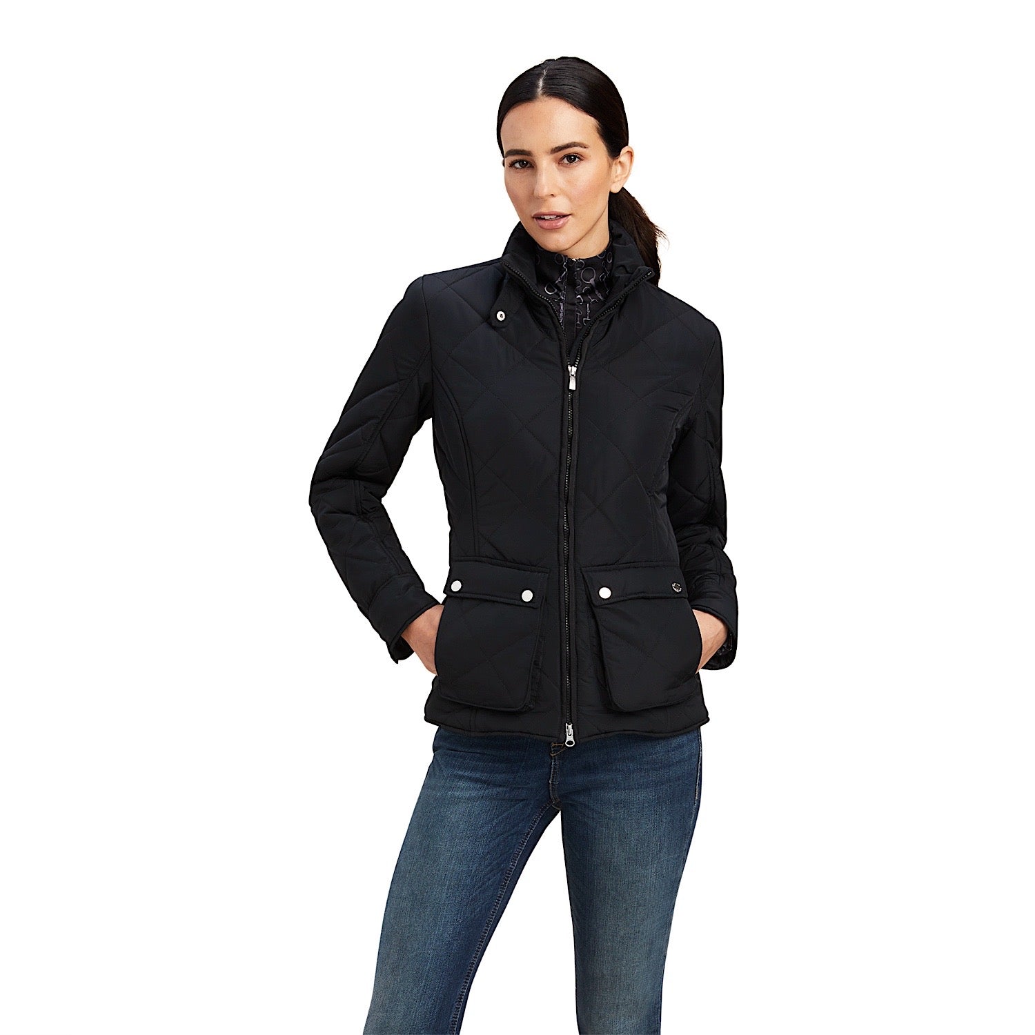 Ariat black womens jacket best sale