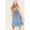 Ariat Womens Paisley Pursuit Dress Light Denim Blue