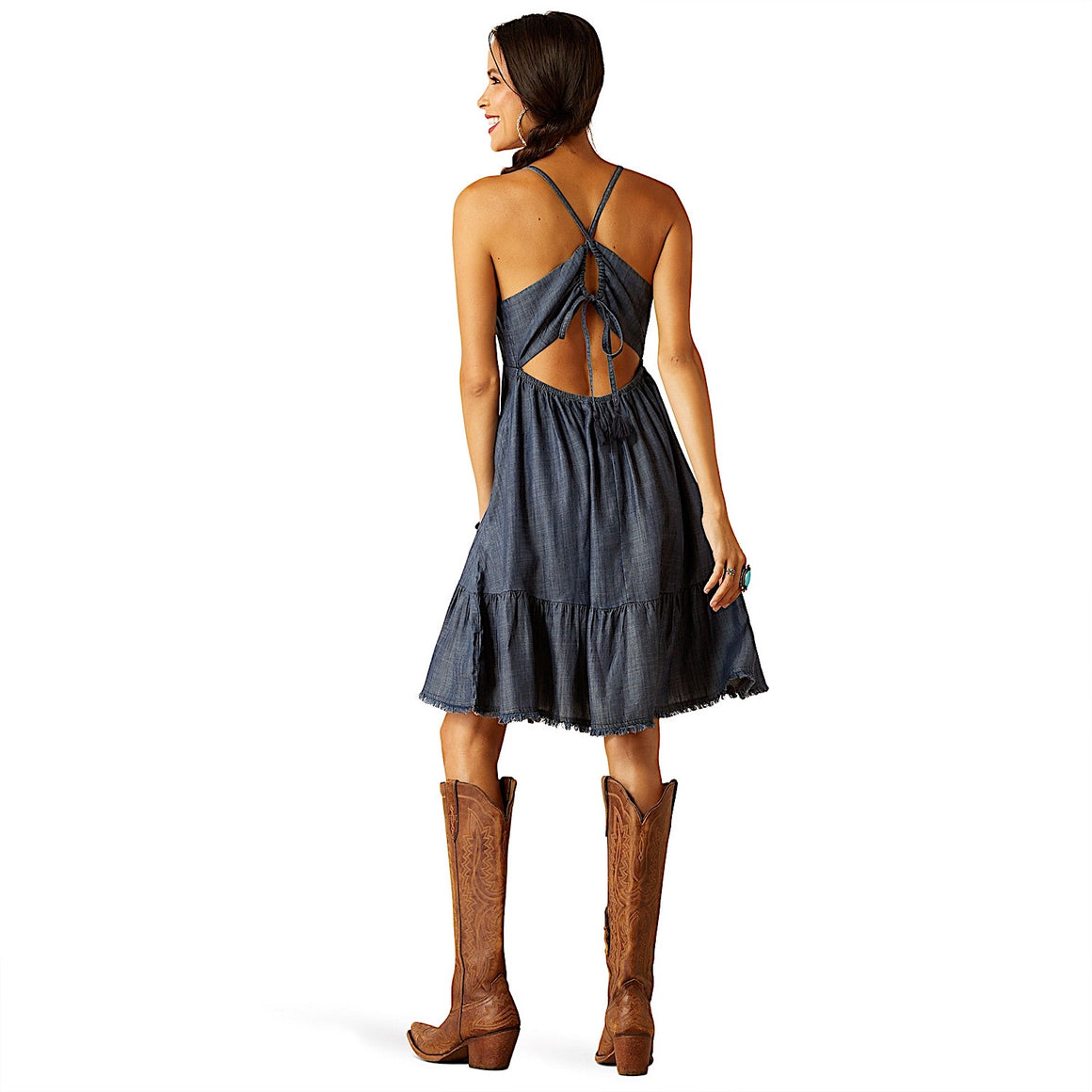 Ariat Women's Calico Dress - Indigo Rinse