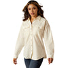 Ariat Women's Wilkes Blouse Shirt - Cloud Dancer