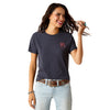 Ariat Women's Ariat Genuine T-Shirt - Admiralty Blue Heather