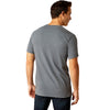 Ariat Men's B&W Logo T-Shirt - Athletic Heather