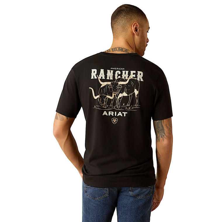 Ariat Men's American Rancher T-Shirt - Black