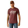 Ariat Men's Established Boot Co. T-Shirt - Maroon Heather