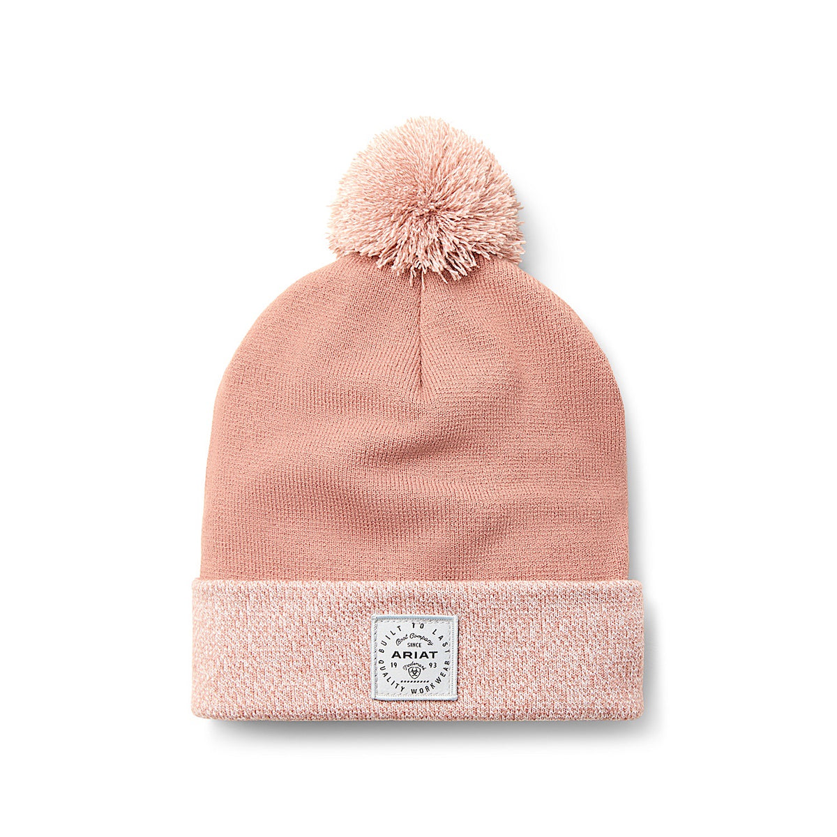 Ariat Beanie Pom Watch Cap - Burlwood / Natural