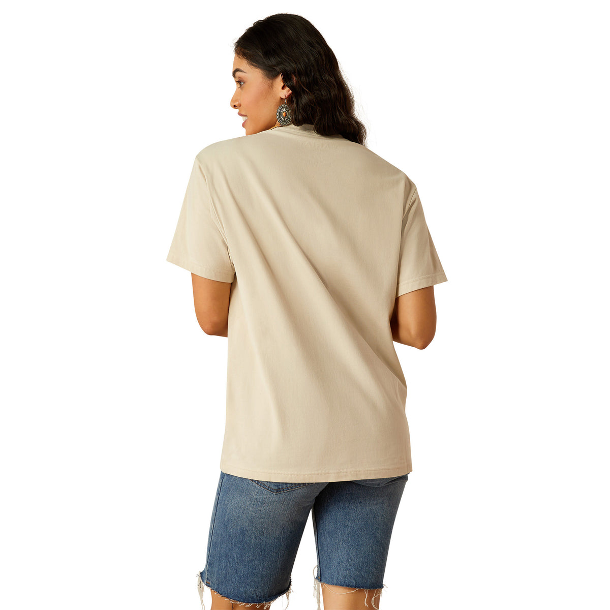 Ariat Womens Wild Botanical Tee - Ancient Scroll - Beige
