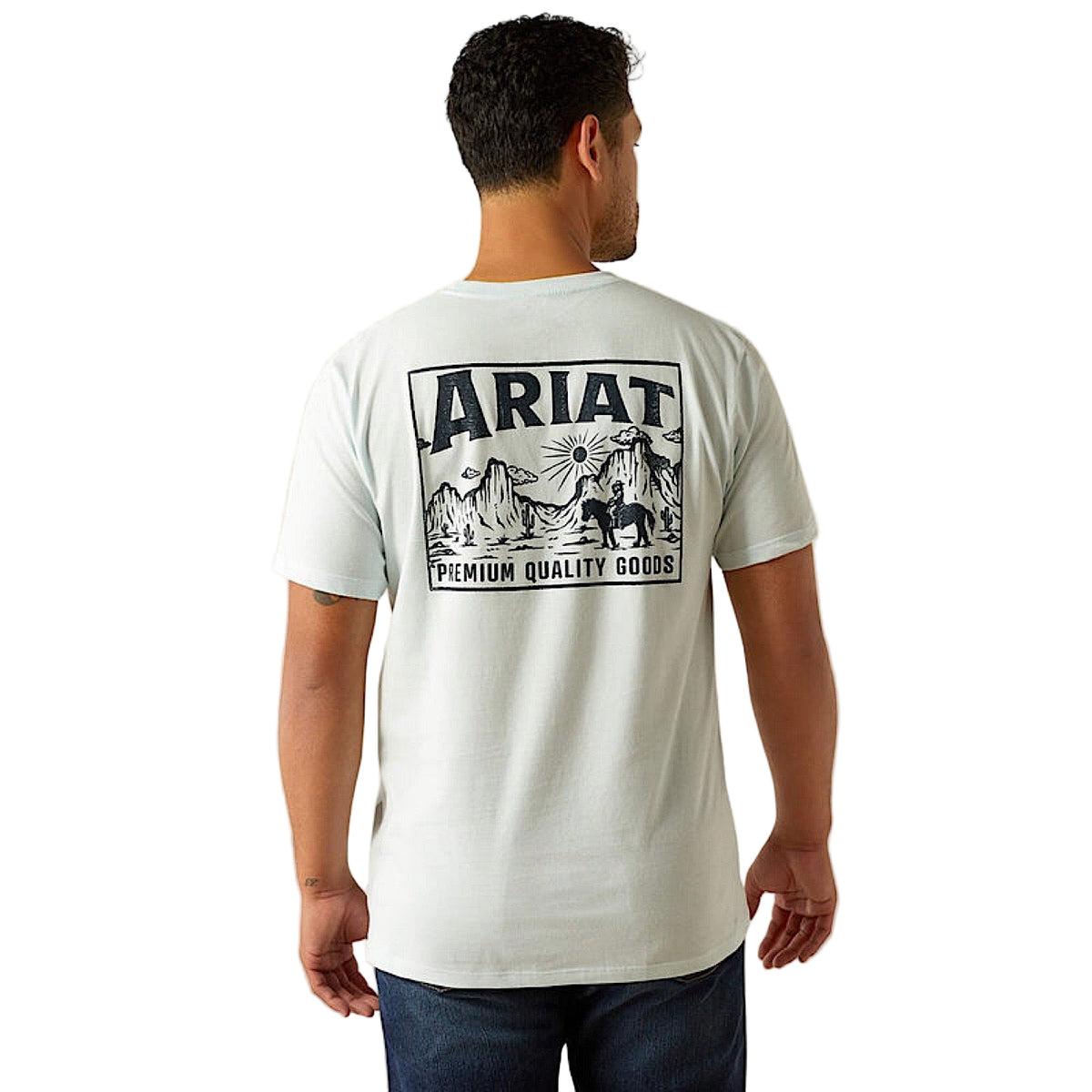 Ariat Men’s Echo Valley T-Shirt - Quiet Tide