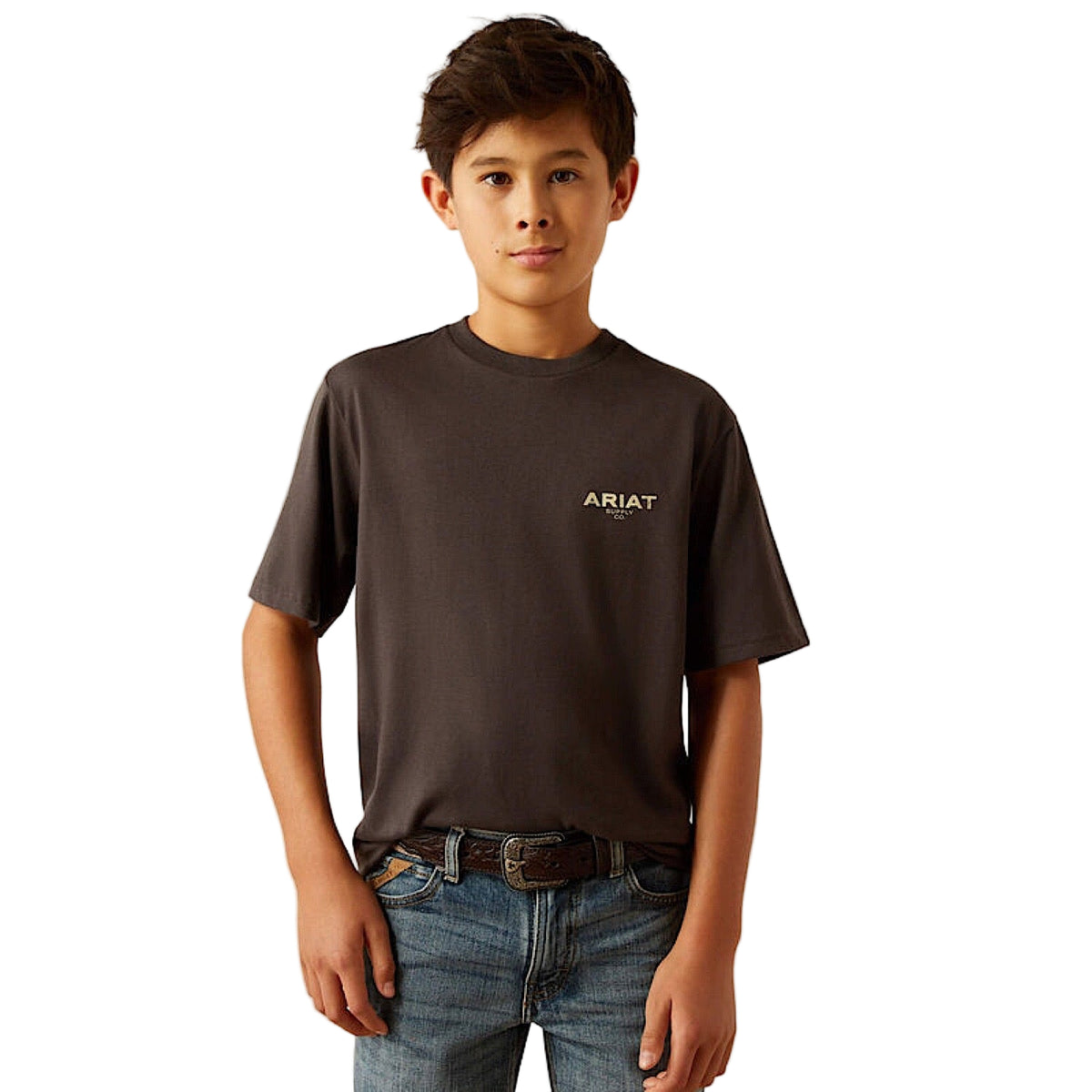 Ariat Boy’s Explore Circle T Shirt Vintage Black