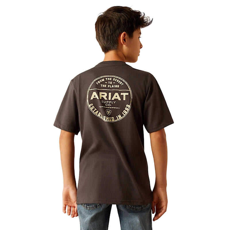 Ariat Boy’s Explore Circle T Shirt Vintage Black