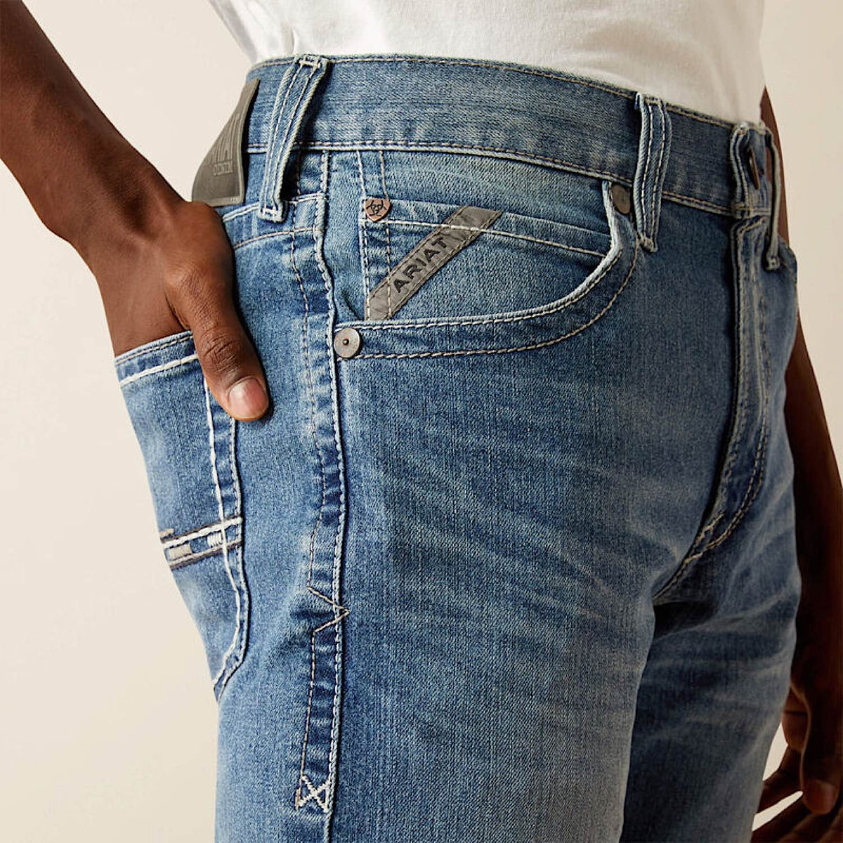 Ariat Men’s M5 Straight Forrest Straight Leg Jeans Clarence