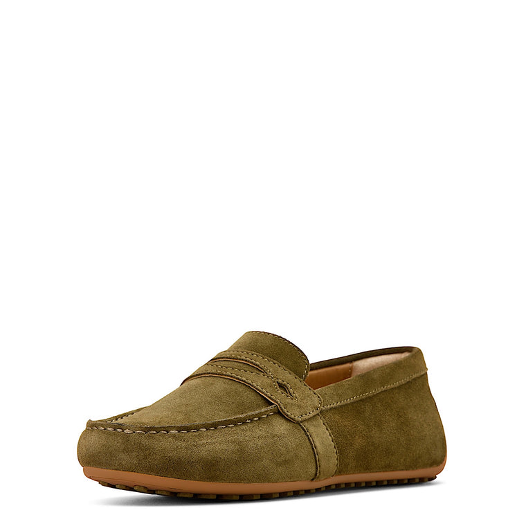 Ariat Women's Selene Driving Moc - Dark Olive Suede