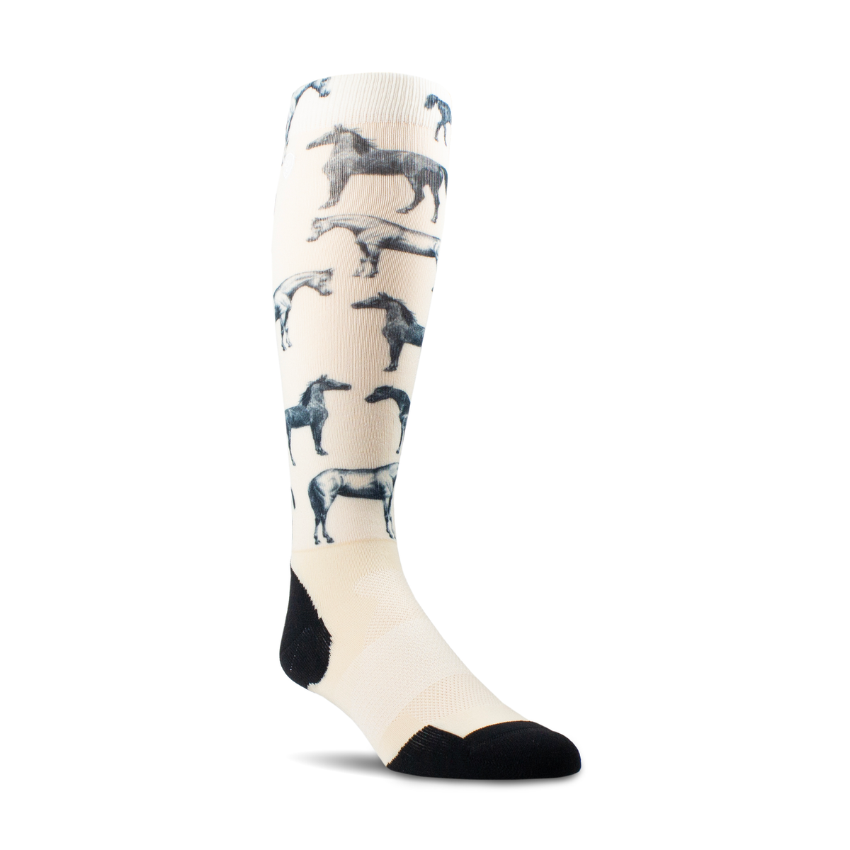 Ariat Women's Ariattek Slim Printed Socks - Summer Sand