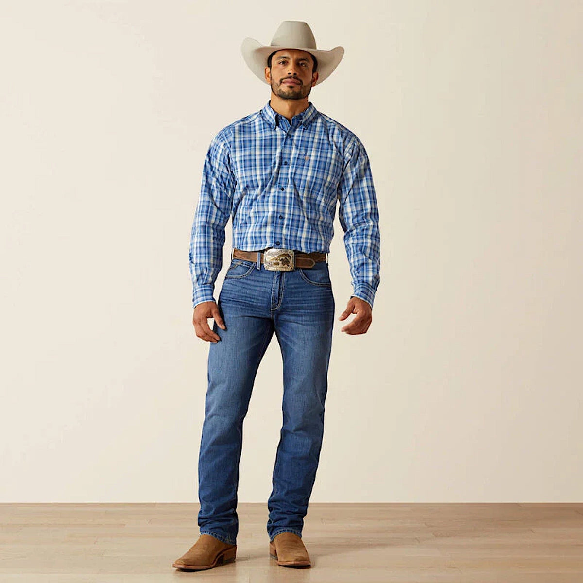 Ariat Men’s Pro Series Soloman Shirt - Royal Blue