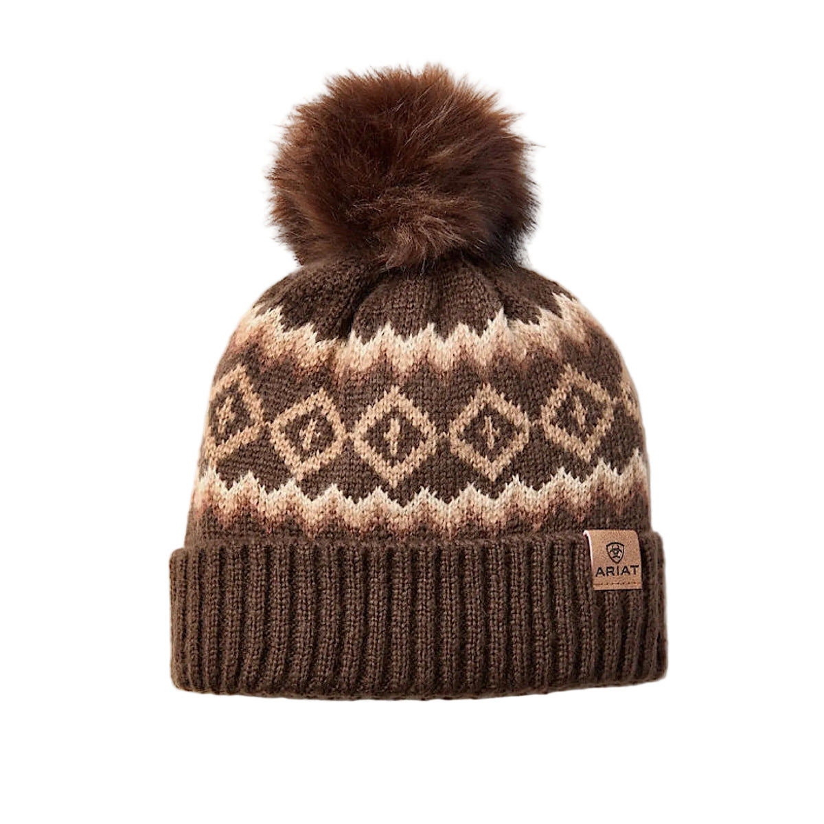 Ariat Women's Bristol Beanie - Chocolate Brown