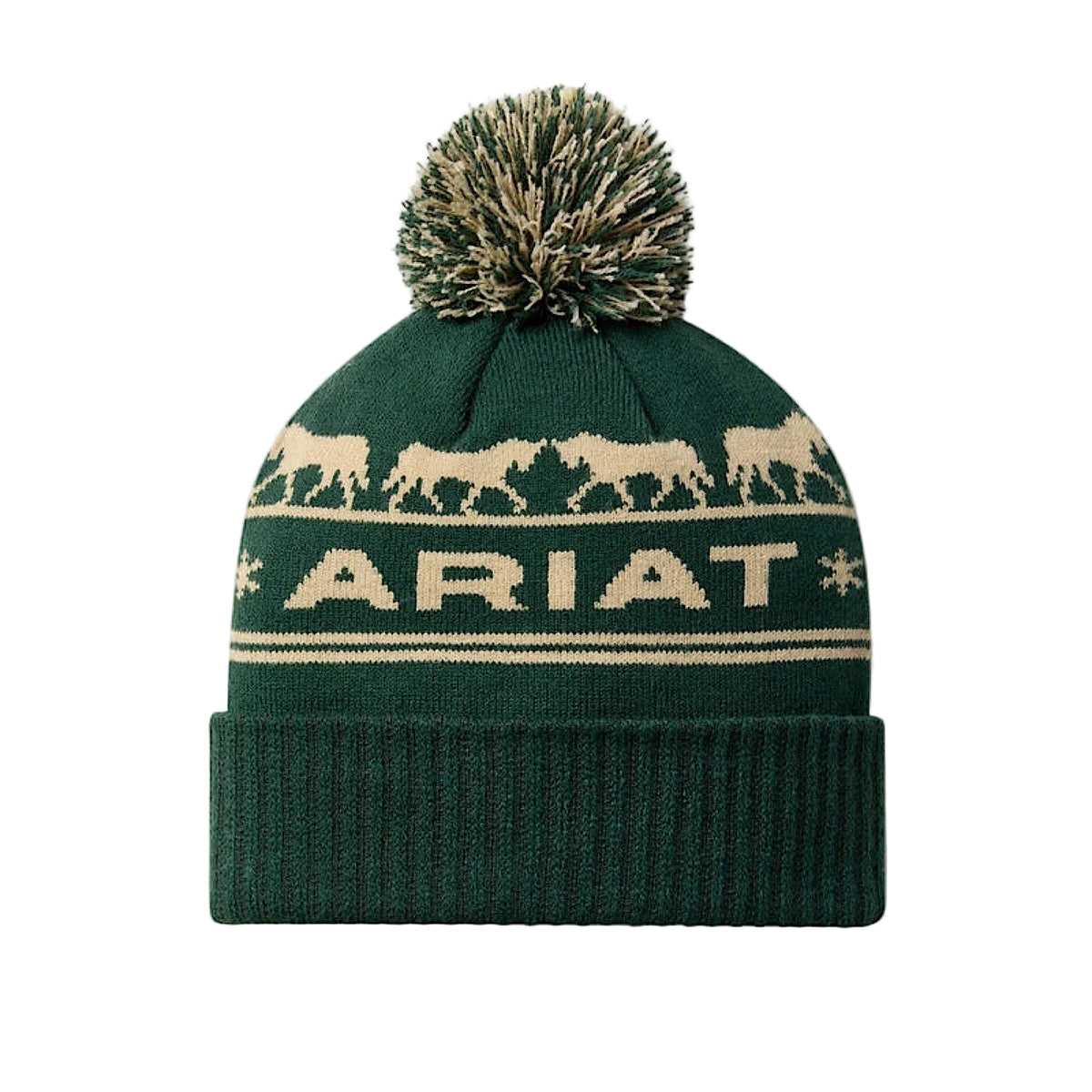 Ariat Women's Apres Ski Beanie - Olive Green