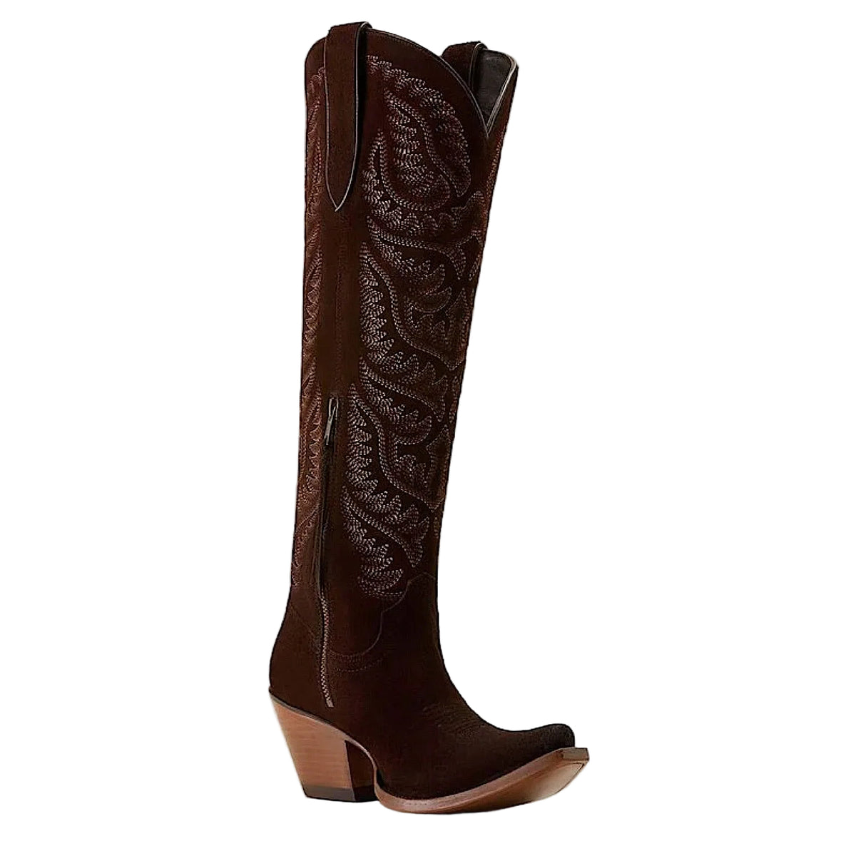 Ariat Women’s Laramie X-Toe Western Boot - French Roast Suede