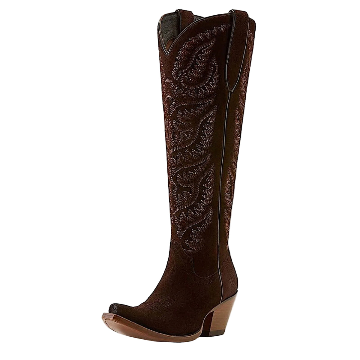 Ariat Women’s Laramie X-Toe Western Boot - French Roast Suede