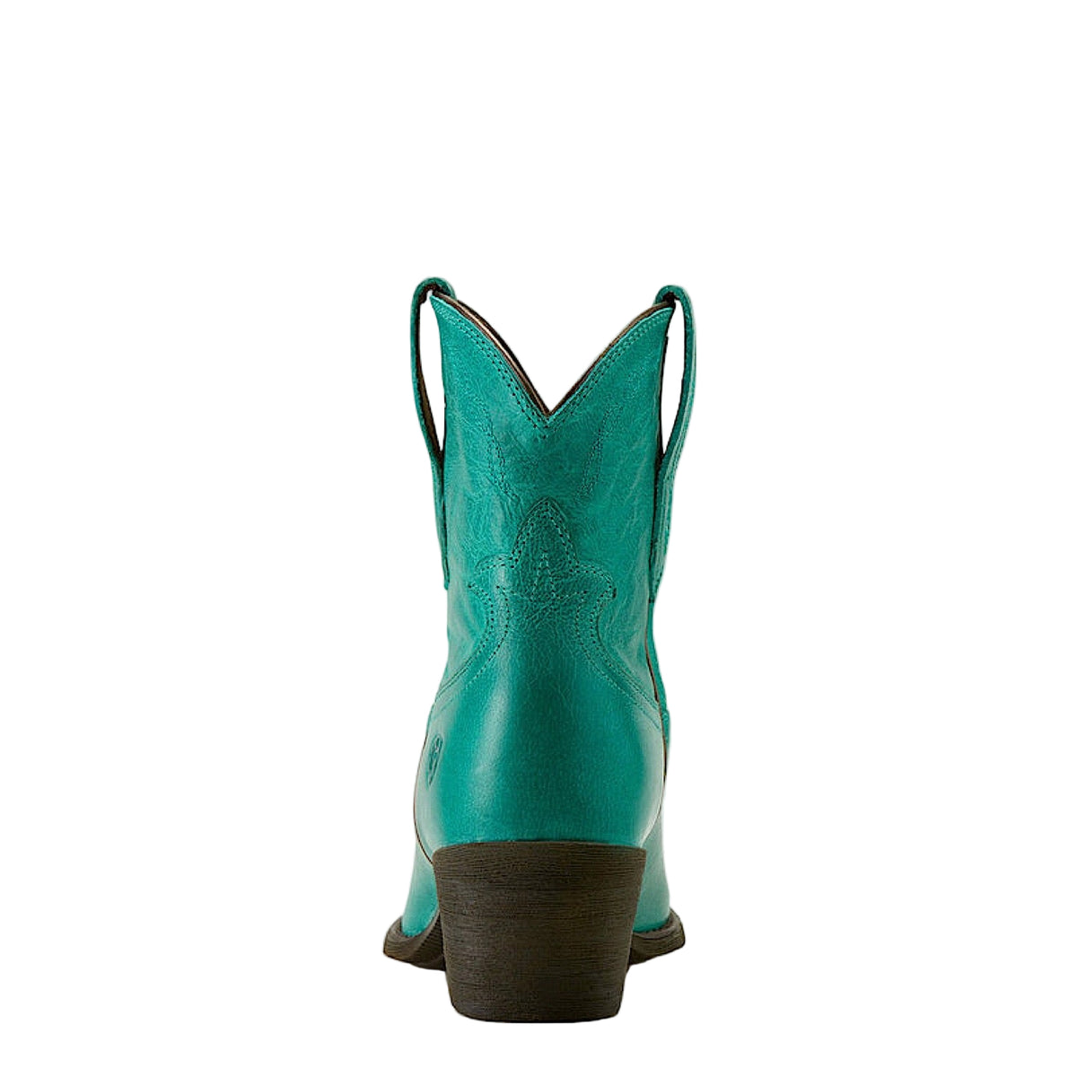Ariat Womens Maggie J Toe Heeled Western Shortie Boot - Deep Turquoise