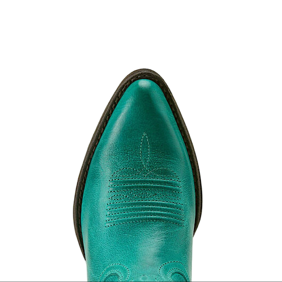 Ariat Womens Maggie J Toe Heeled Western Shortie Boot - Deep Turquoise