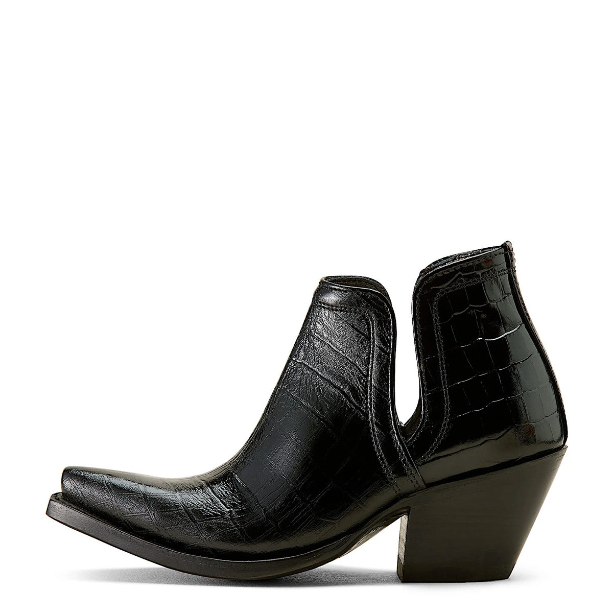 Ariat Womens Dixon Bootie - Luxe Caviar Croc Print