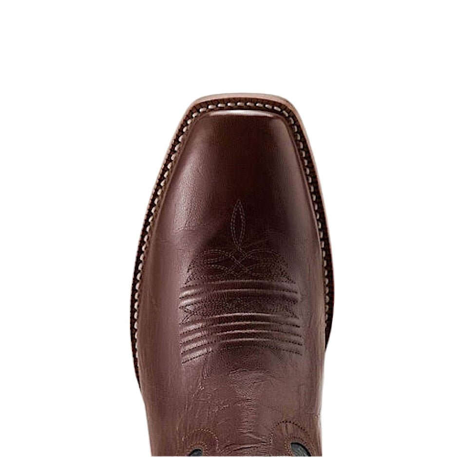 Ariat Mens Highbluff Square Toe Cowboy Boot - Hickory Smoke / Bayou Black